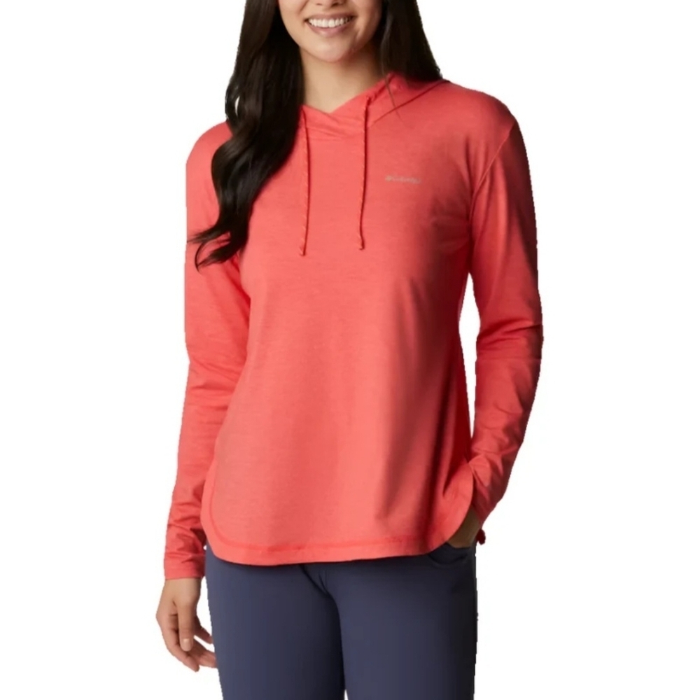 COLUMBIA Womens Sun Trek Hooded Pullover Sweatshirt Size M Outdoors Activewear